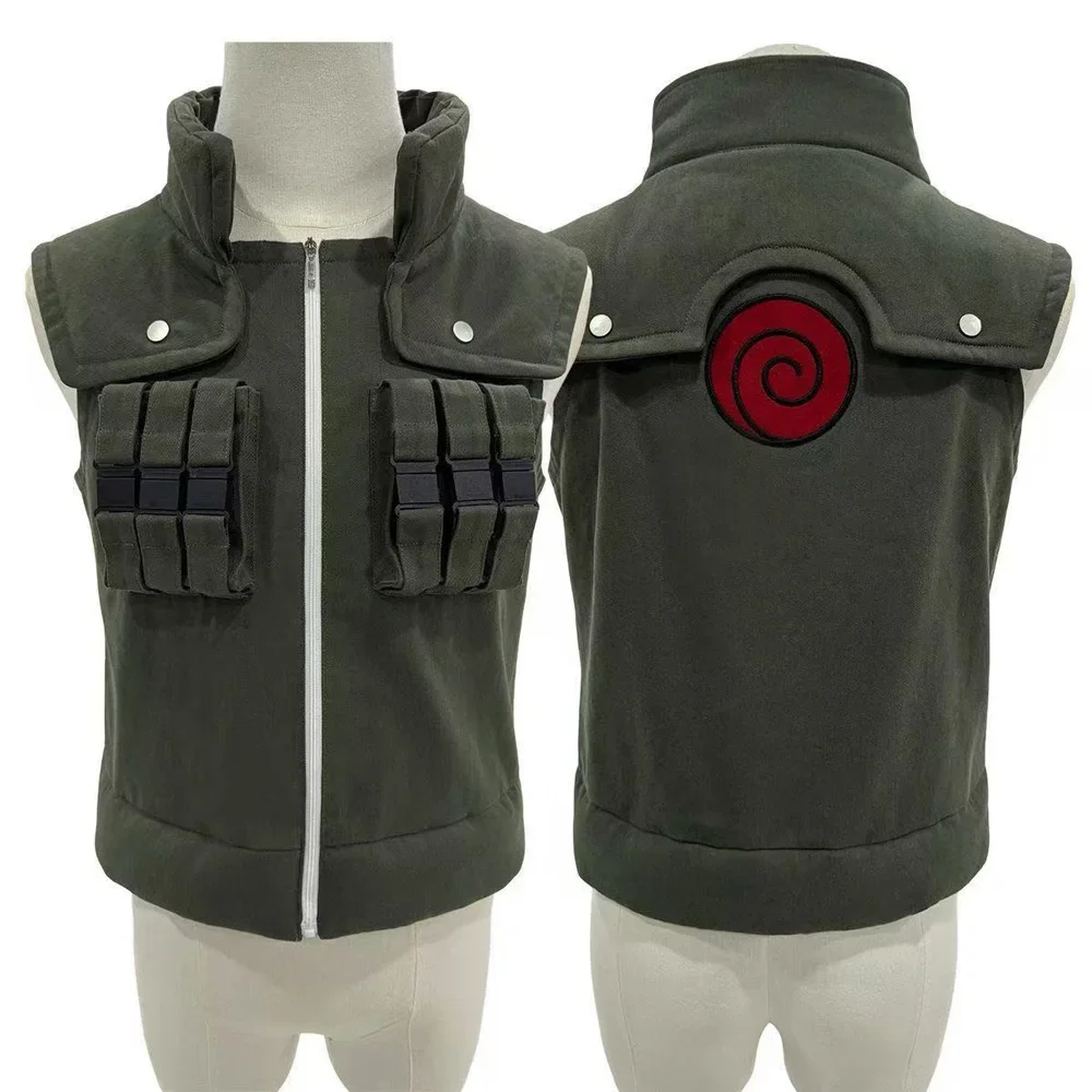 Image of Komplettes 2026 Set Hatake Kakashi Cosplay Kostüm Weste T-Shirt Hose Cosplay Geschenk Halloween Weihnachten Uniform