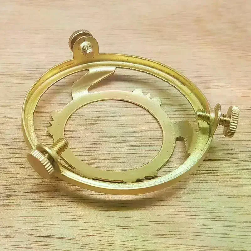 Easy to Use Brass Lampshade Connection Ring 3 Holes 60/78mm Lamp Shade Socket Adapter for Lighting Replacement