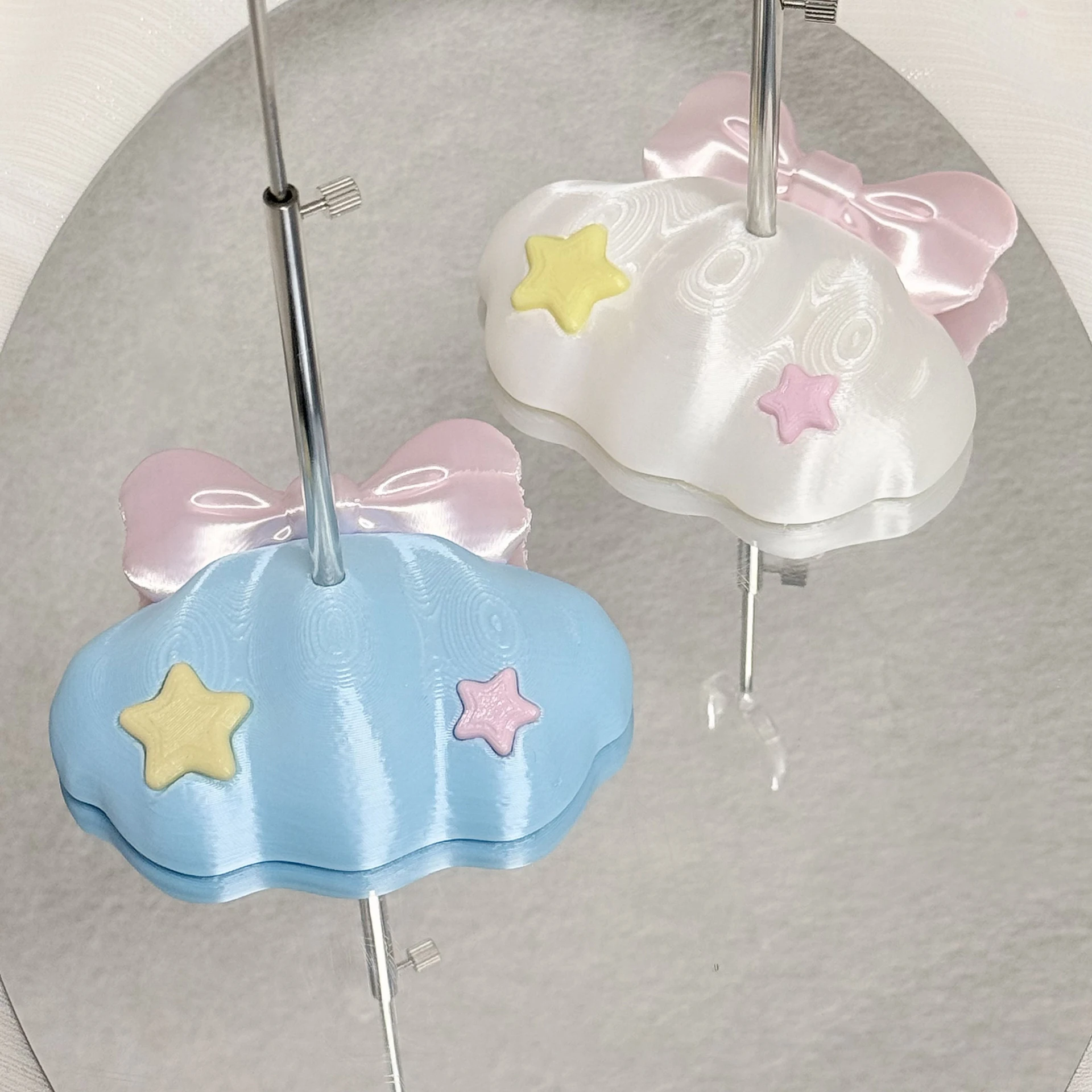 1/6 BJD Doll Display Stand Cute Stars Shell 3D Printed Base Doll Support Stand Auxiliary Standing Holder For BJD Doll Azone/OB24