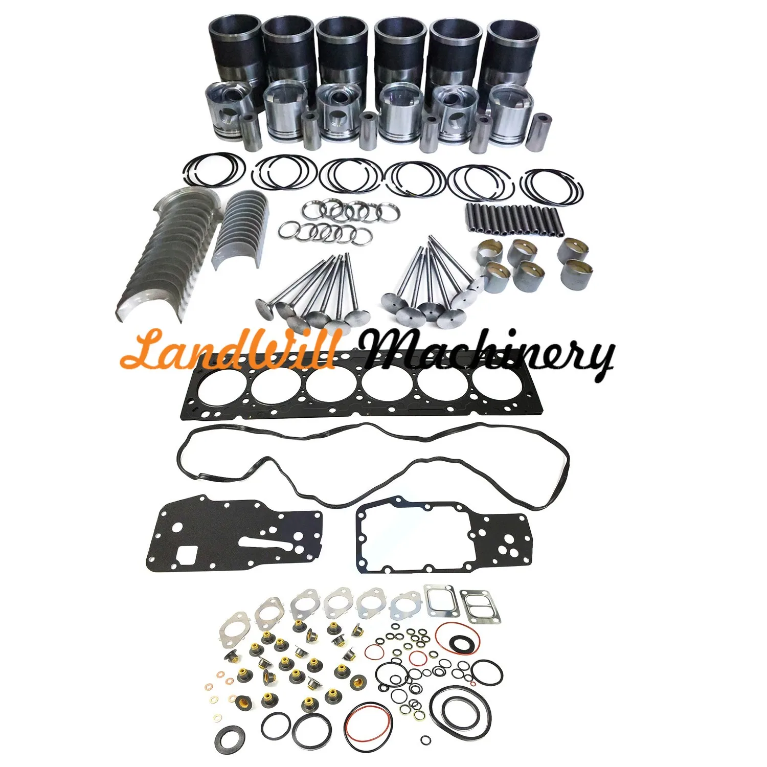 Overhaul Rebuild Kit Connecting Rod + Crankshaft Fits For Komatsu 6D107 Engine