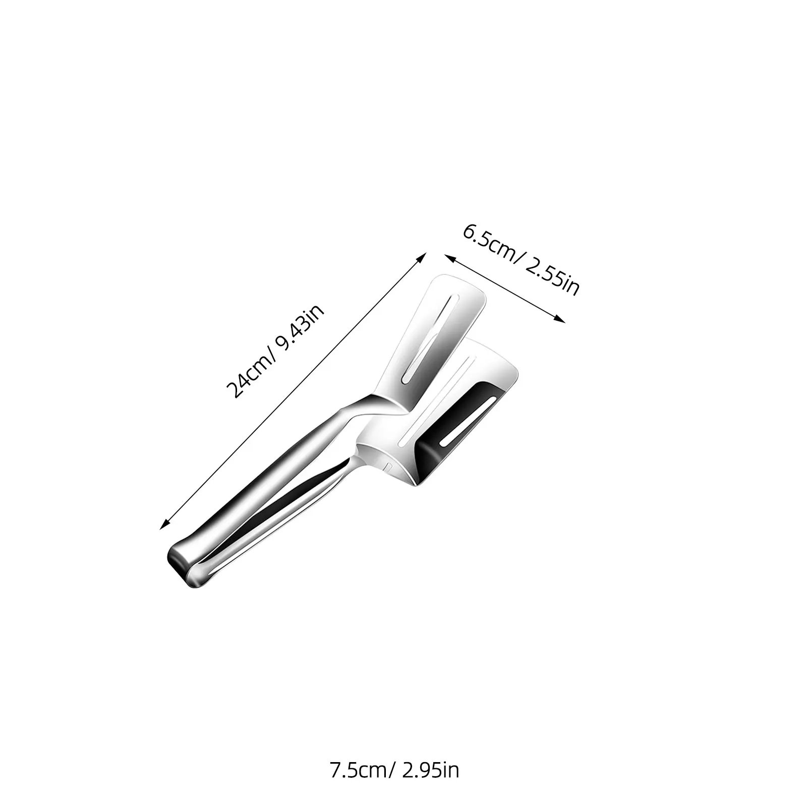 

1 Pc Heat-Resistant Stainless Steel Food Clip Barbecue Clamp Steak Tong Grilling Tool