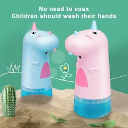 cartoon Automatic Soap Dispenser Touchless Hand Soap Dispenser For Kids Cute Dinosaur Foam Dispenser For Bathroom Countertop