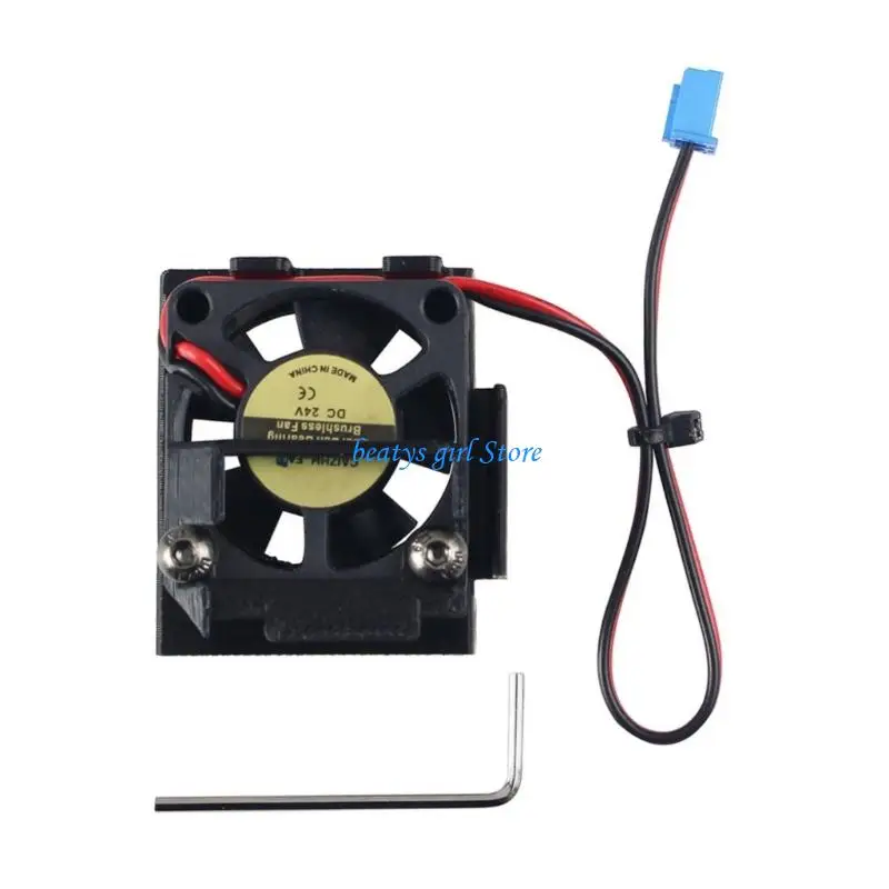 C7AB Low Noise Hotend Cooling Fan 3D Printer Part 3010 Cooling Hydraulic 30x30x10mm Fan for Plus 4 3D Printer Accessories