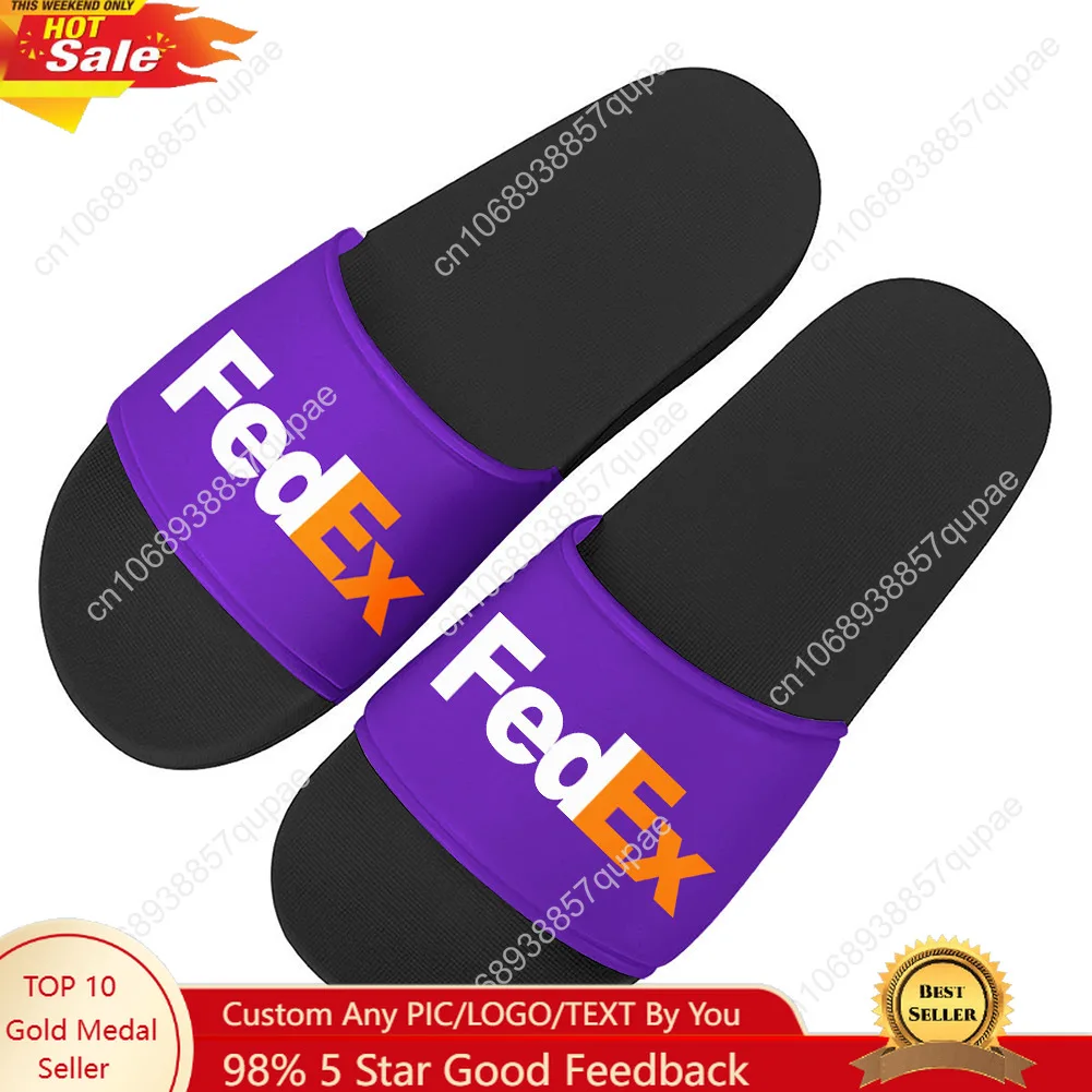 

FedEx Slippers Home Water Shoes American Express High quality Mens Womens Teenager Outdoor Beach Pool Sandals Summer Slipper