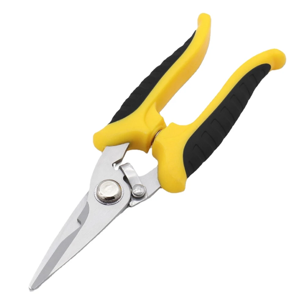 Stainless Steel Scissors Wire Plate For Electrician Maintenance Plastics Manually Shears Groove Cutting Electrician Hand Tools
