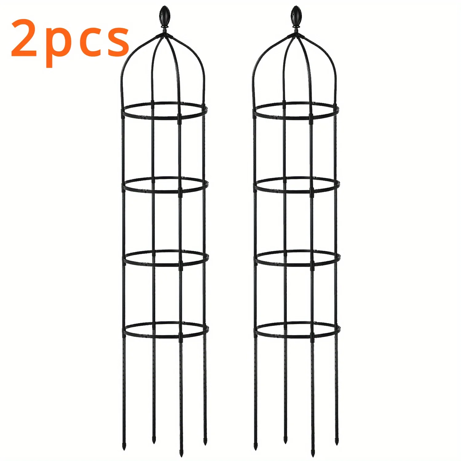 2 Packs Garden Obelisk Trellis 5.9FT Plants Tower for Climbing Plants Flower Vegetable Vine Ban on Amazon sales