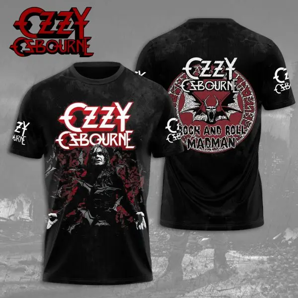 Popular Rock Ozzy Osbourne 3D Printing Men Women Hip Hop Trendy Short Sleeve T-Shirt Harajuku Round Neck T-Shirt Oversized Top image 4
