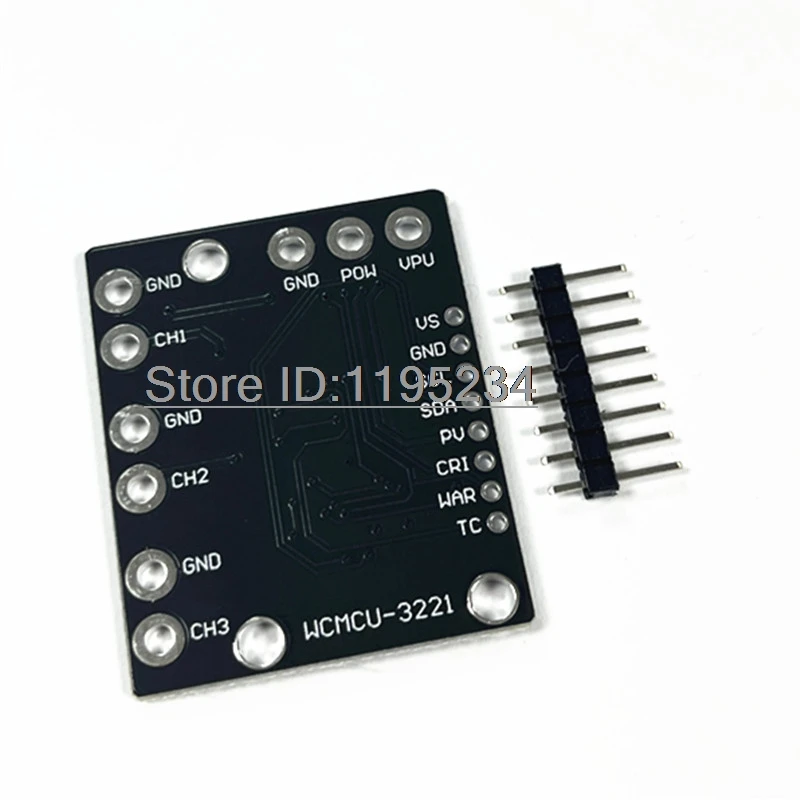 5pcs/lot MCU 3221 INA3221 Three Way Low/High Side I2C Output Current/Power Monitor