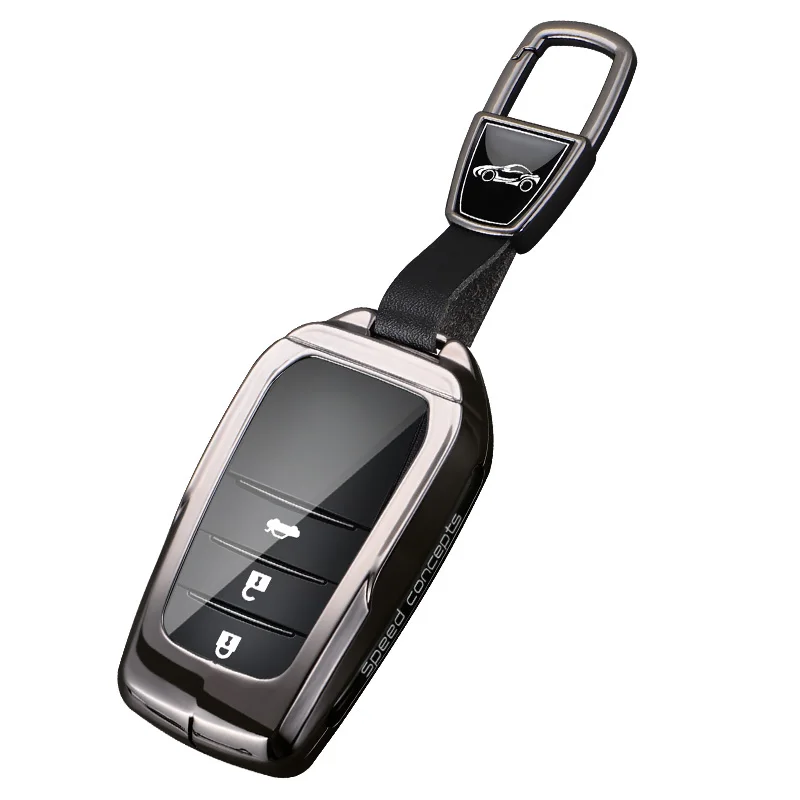 Suitable for Toyota Highlander Prado Camry Corolla Ling Fang Crown Key Protection Cover New Special Key Bag Shell Buckle
