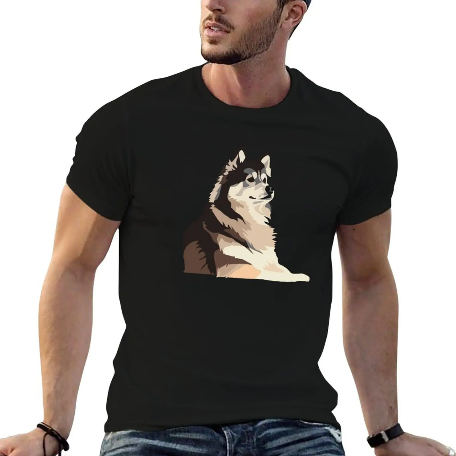 

Alaskan Malamute T-Shirt t shirts cotton 100% t shirt man luxury man t shirts graphic T-Shirt