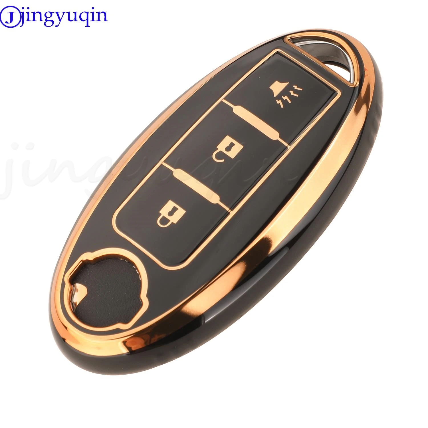 jingyuqin Soft TPU Auto Key Case For Nissan Versa Maxima Altima Rogue Armada Sentra Murano Infiniti FX35 QX60 Car Accessories