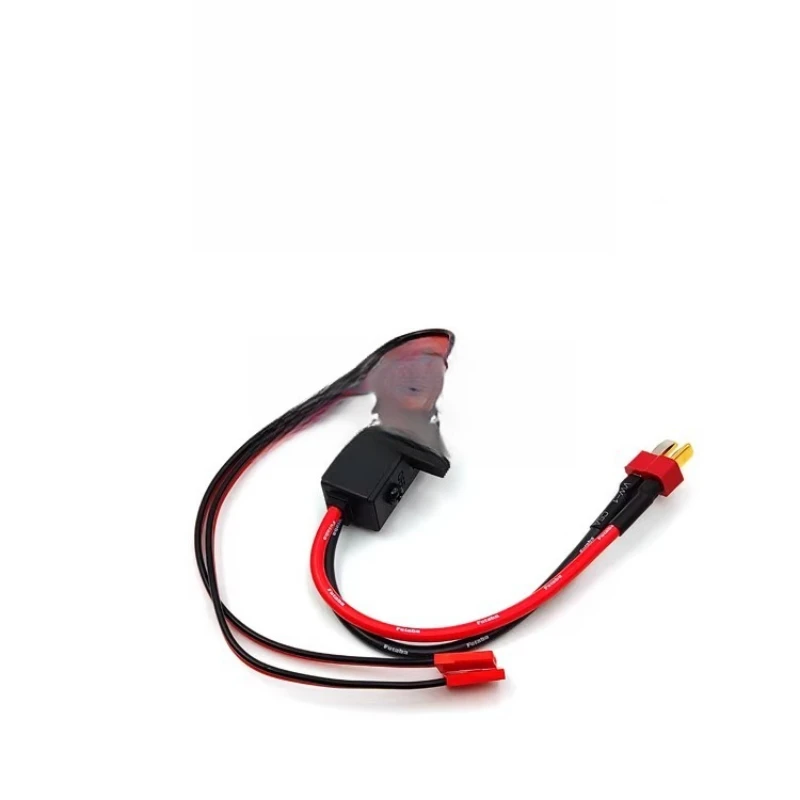 

High current switch T plug power cord, dual power supply plug