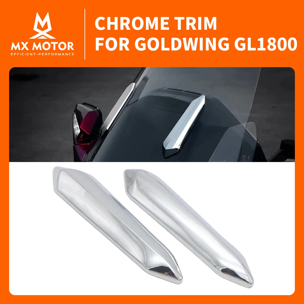 

Chrome Fairing Cover For HONDA GOLDWING GL1800 2018~2025+ Motorcycle ABS Plastic Chrome Decoration Windshield Cover