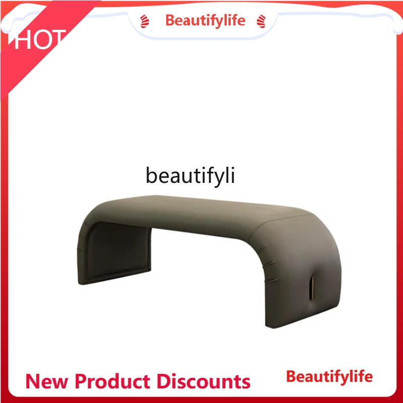 

Светильник для спальни, роскошный табурет для кровати, современный минималистичный полосатый диван, скамейка для смены обуви, табурет для гардероба