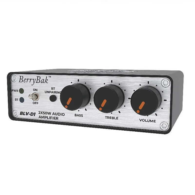 2x50w tpa3116 bluetooth 5.3d desktop power amplifier high and low bass adjustment dsp tuning pd power supply blv-d1