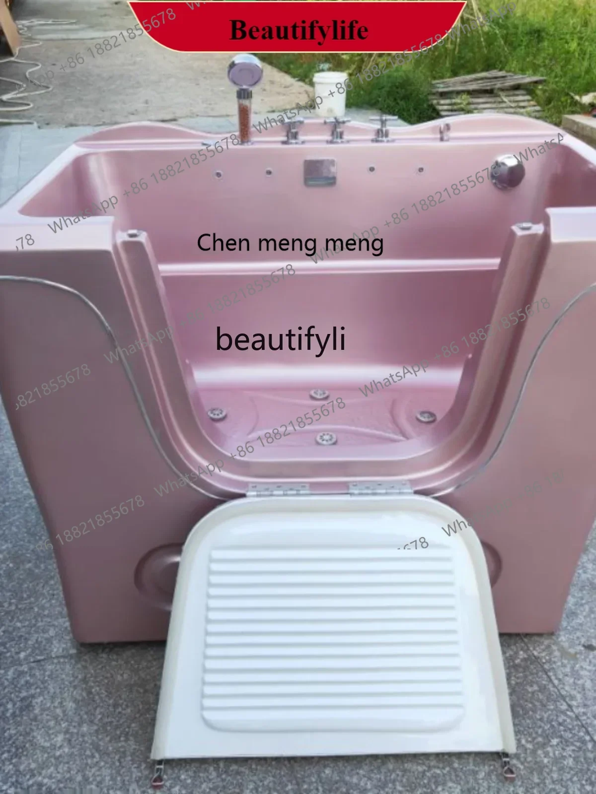 

FF5 Pet Bath Acrylic Bathtub Spa Machine Jacuzzi Basin for Dogs And Cats Pet Grooming Equipment