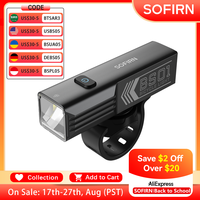 Sofirn BS01 Bicycle Light IP65 Waterproof 2000LM Bike 5000mAh Battery Flashlight USB Charging Brightness Adjustment MTB Light