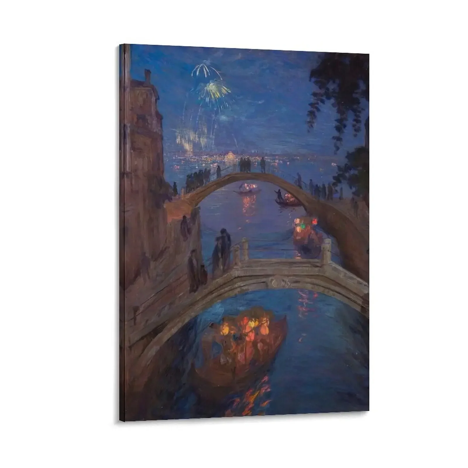 

The Feast of the Redeemer in Venice by Ferruccio Scattola Canvas Painting nordic home decor