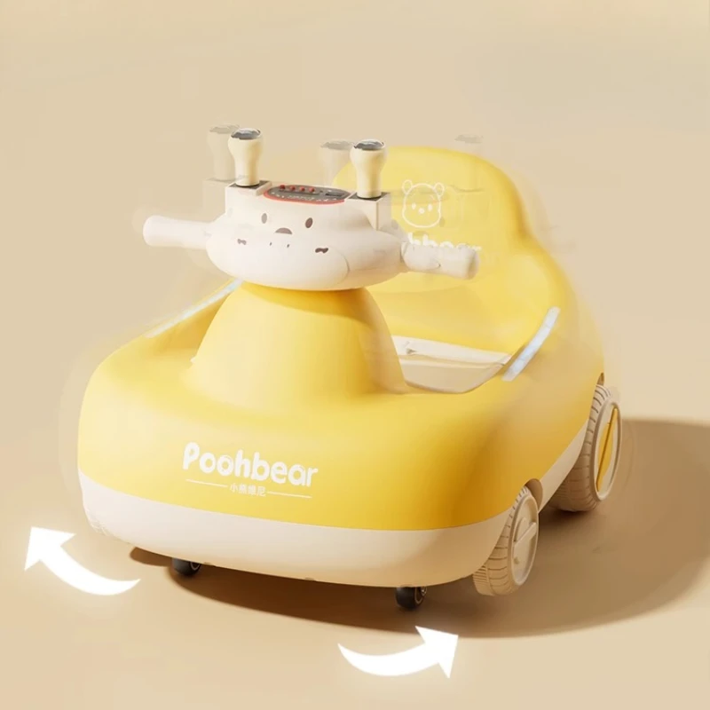 ‌ Wózek dziecięcy w kształcie orzecha 1-3 lata ‌   - 3 tryby zabawki do jazdy z pilotem dla rodziców Chodzik edukacyjny z materiału Eco PP dla małych dzieci