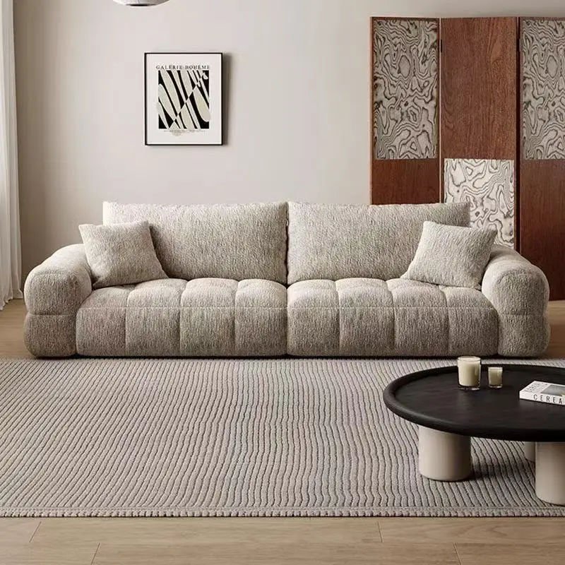 Fabric living room sofa