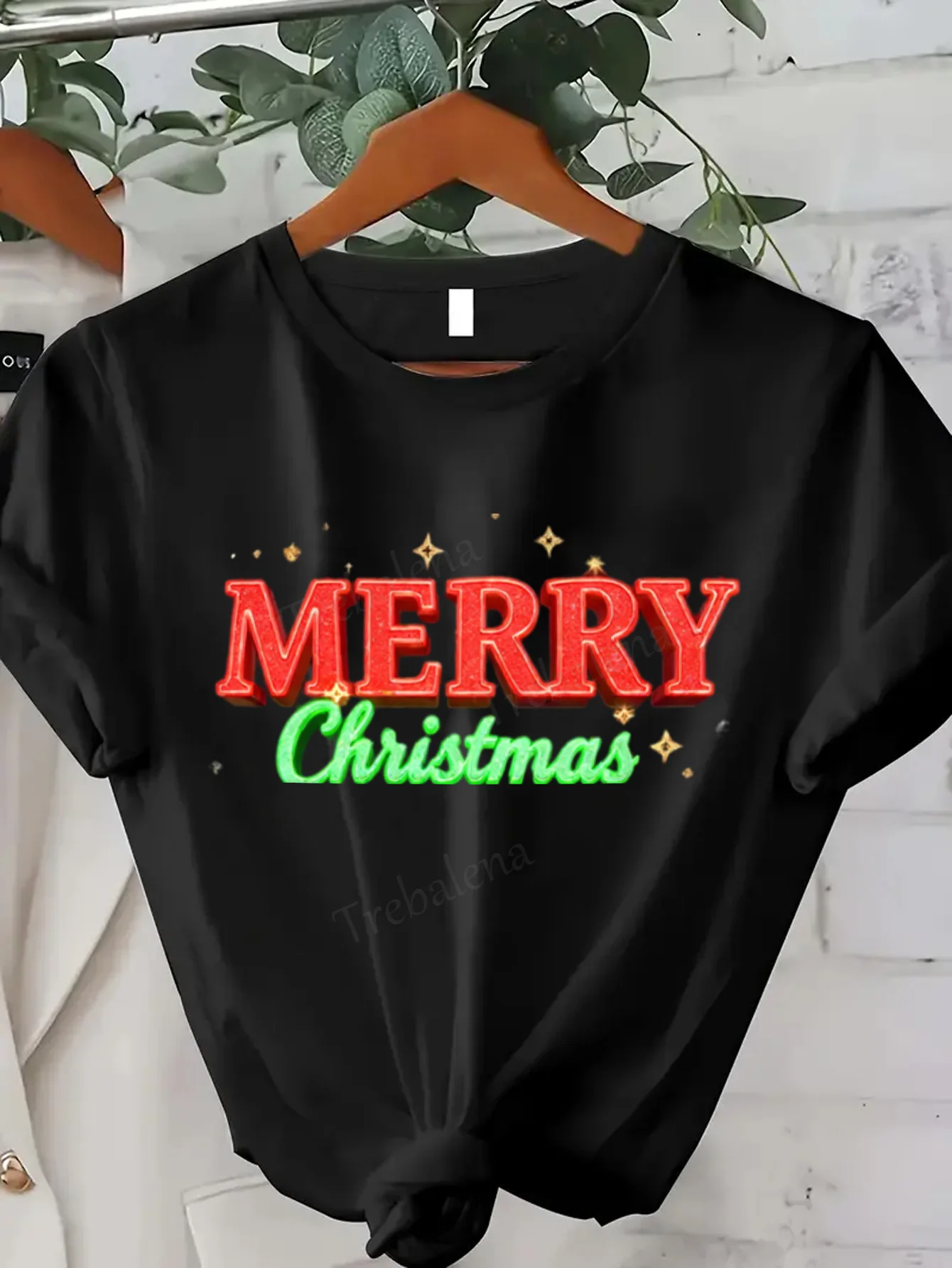 

Women T-shirt Merry Christmas Women's T-Shirt - Festive Holiday Style