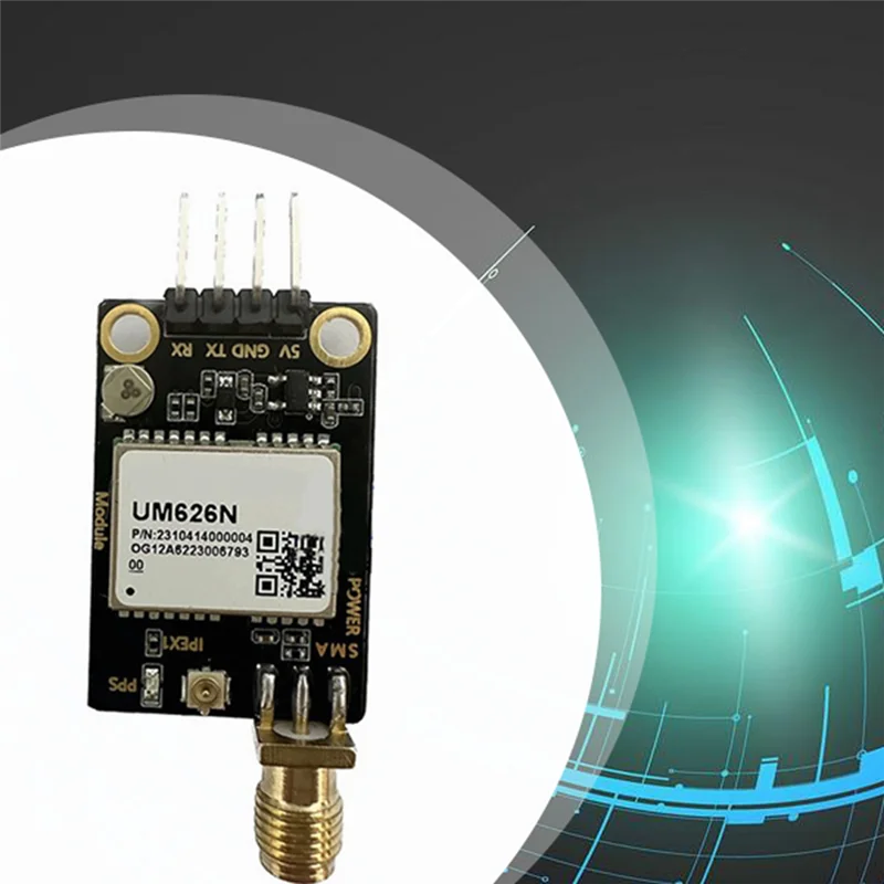 

Макетная плата UM626N, двухчастотный многосистемный модуль RTK GNSS на сантиметровом уровне, базовая станция L1 + L5, выход 10 Гц