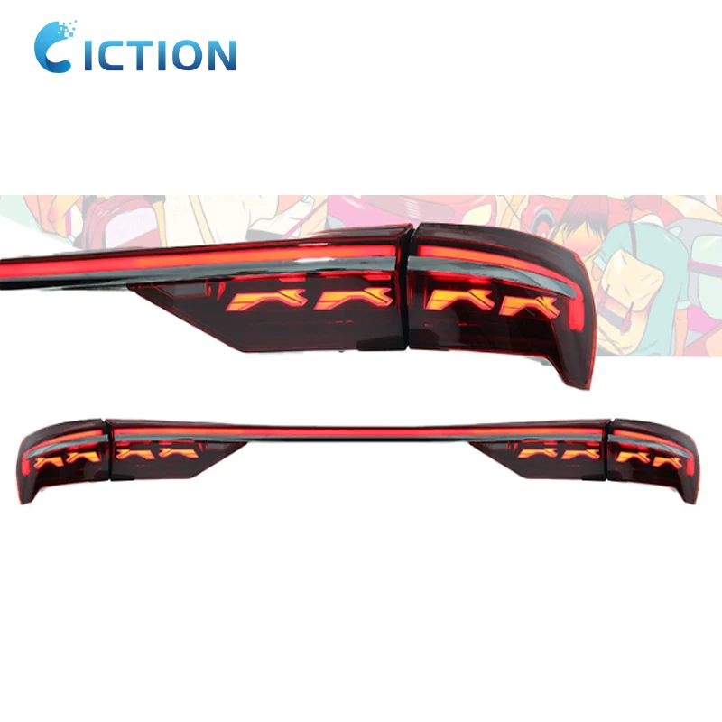 

High Quality Taillights For Audi A6 Taillights Assembly 2019-2023 through Taillights Through Dynamic turn signal Flowing Rear