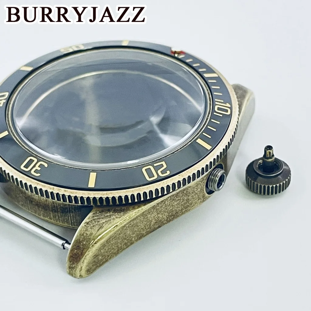 Часы BURRYJAZZ, 39 мм, NH34, NH35, NH36, ETA 2824, PT5000, водонепроницаемые, в стиле ретро, с куполообразным сапфировым стеклом