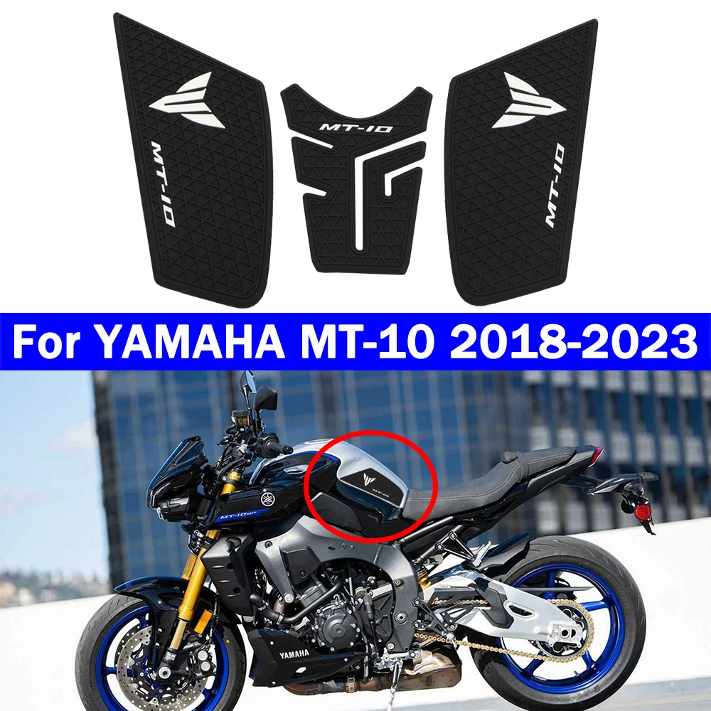 

Новые наклейки для YAMAHA MT-10 2018 2019 2020 2021 2022 Мотоциклетные аксессуары боковые защитные наколенники противоскользящие