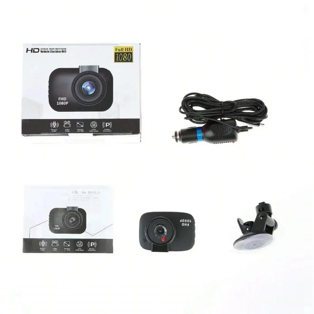 2.2インチ画面搭載ドライブレコーダー：高画質レンズ、DVR、バック駐車モニター、ループ録画