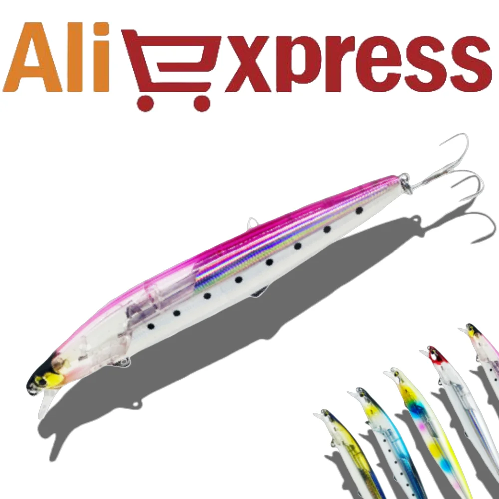 

Flash Blade Floating Minnow 140mm 26g Artificial Long Casting Wobbler Silent Assassin 140F Boost Bait for Bass Bonito Bonefish