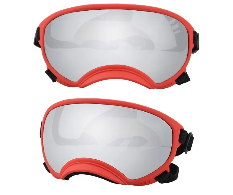 ATUBAN Hundebrille, Anti-UV, starke Schlagfestigkeit, verstellbar, elastisch, für Welpen, große Rasse, Hundebrille, atmungsaktive Haustier-Sonnenbrille 9