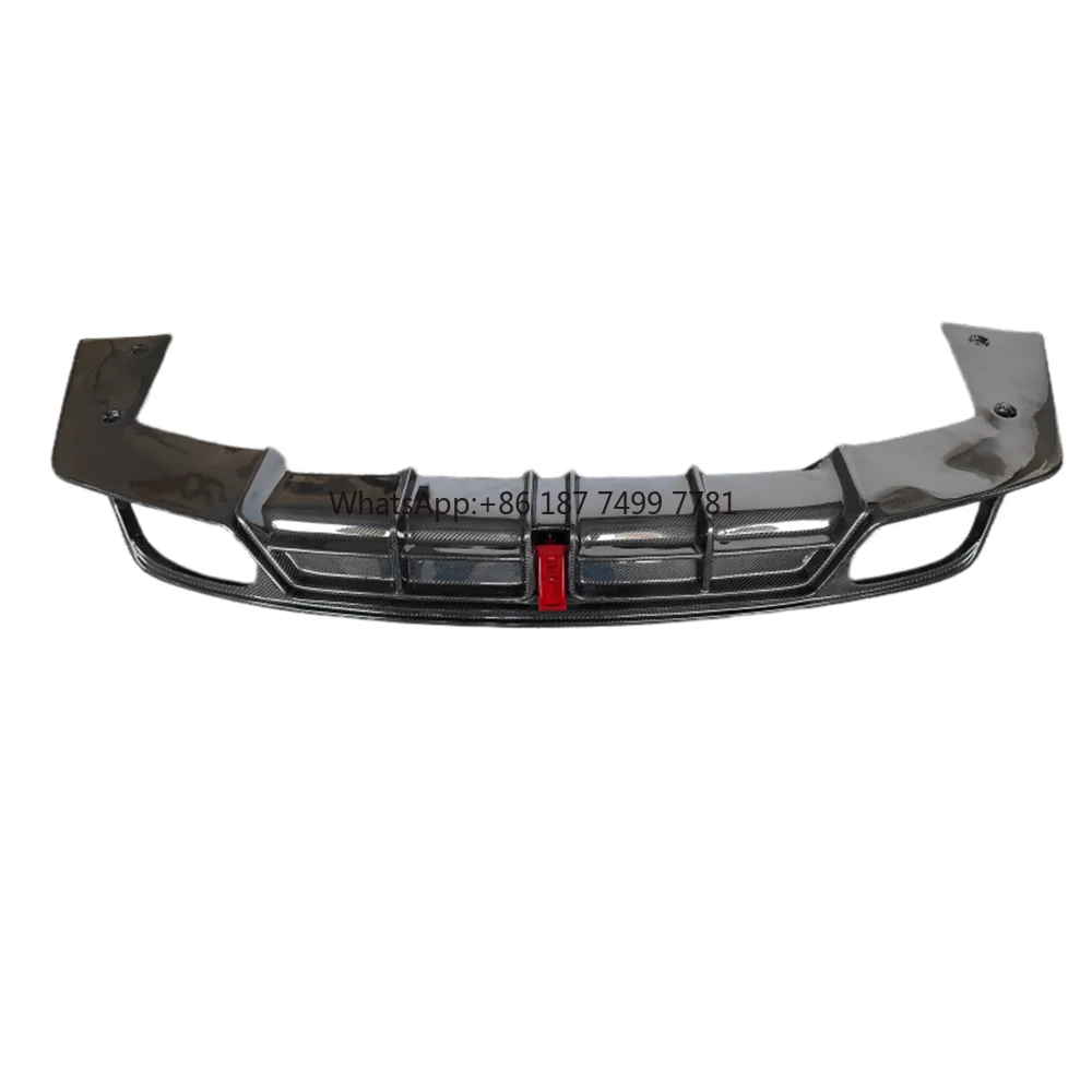 

High Quality Genuine Carbon Fiber C-style Rear Diffuser Body Kit for . Sport 2022 Body Kit
