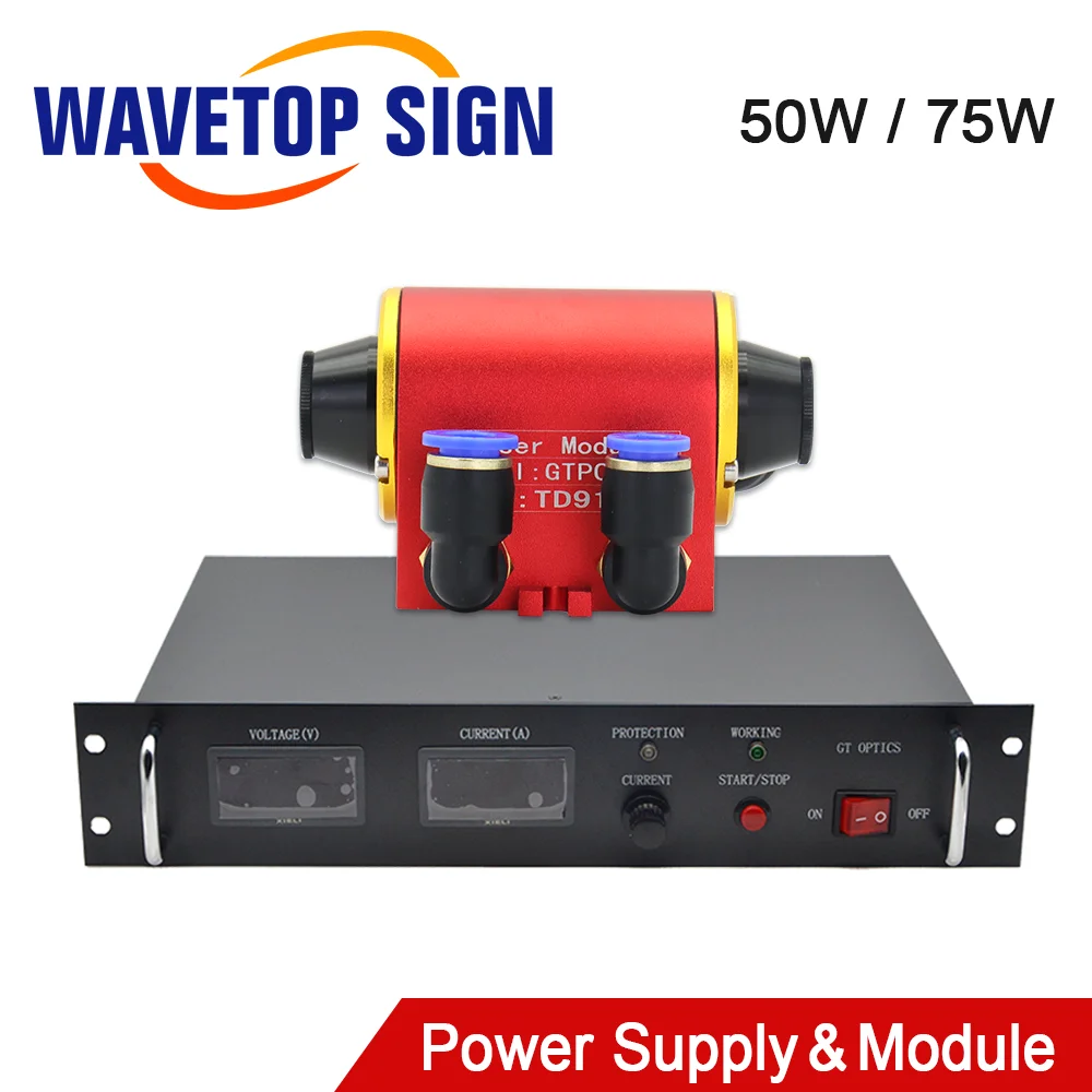 WaveTopSign YAG Laser Module GTPC-50/75 50W 75W 100W Laser Power Supply GTDC-2020S/2415/ 2425/2435 for YAG Laser Welding Machine