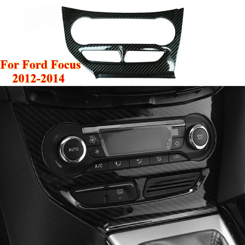 

1PCS Carbon Fiber Color Air Condition Panel Control Covers Trim Fit for Ford Focus 2012-2014 LEFT HAND SIDE Stainless Steel