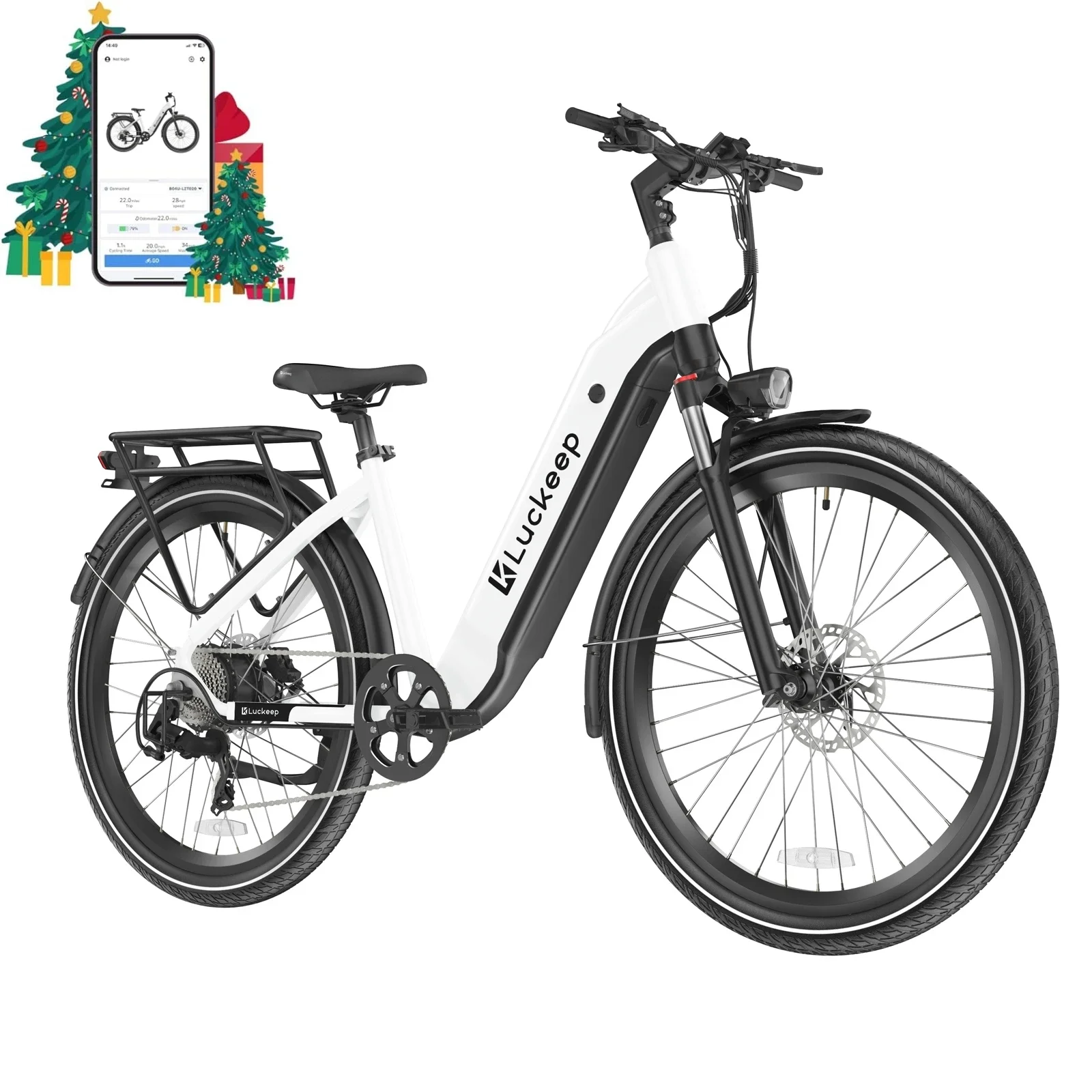 

Luckeep X26 взрослый EBike 750 Вт мотор 48 В 20 Ач аккумулятор городской пригородный электрический велосипед 26 дюймов * 3,0 широкие шины вездеходный велосипед