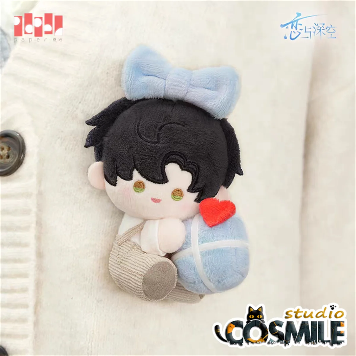 Zayne レ이Li Shen Love and Deepspace ssikta Peluche ripiene 8,5 cm Bambola Compleanno Portachiavi Spilla Giocattolo