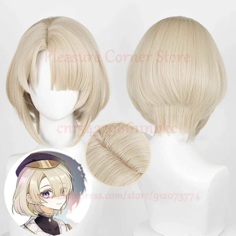 Nieuwe collectie Freminet cosplay kostuum Genshin impact Freminet cosplay pruik uniform outfits met hoed prop fremi # 1 #   W