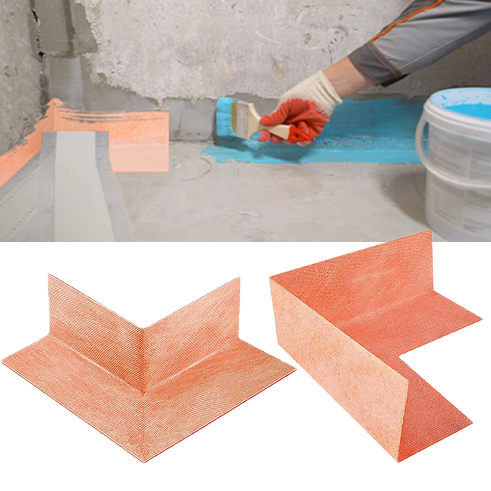 4 Pcs/10 Pcs Seamless Waterproof Corner Membrane For Shower Tub Surrounds Steam Room Walls And Kitchen Zones Polyethylene