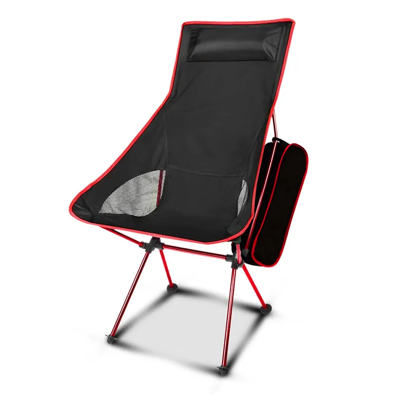 Ultralight Chair Outdoor Portable Camping Lengthen Chair Oxford Cloth Folding Camping Seat for Fishing BBQ Festival Picnic Beach