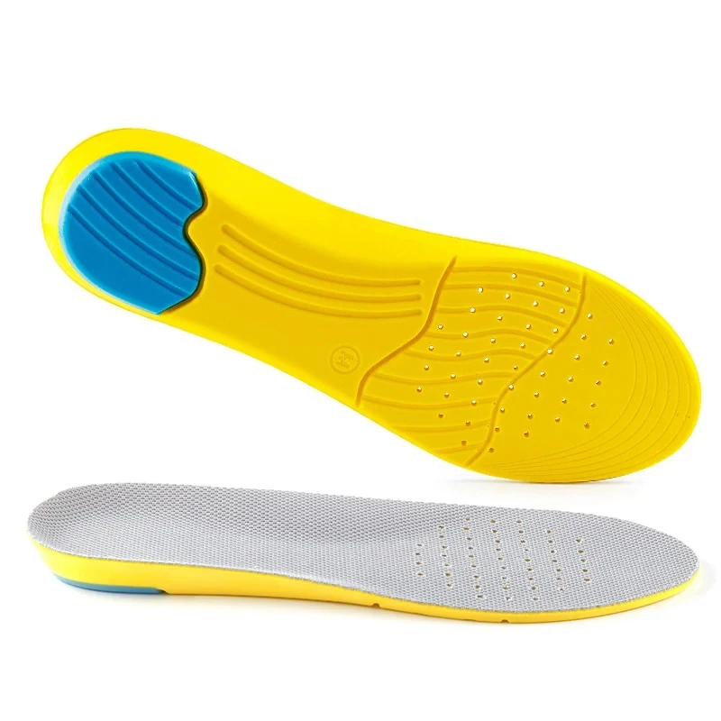 1 par de plantillas deportivas, plantilla de espuma viscoelástica, transpirable, absorción del sudor, herramienta para el cuidado de los pies, insertos y cojines Unisex