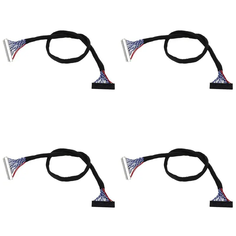 Ingenious-4X Fix 30P S8 30-Pin To 30-Pin 2-Channel 8-Bit LVDS Cable For LCD Panel Display