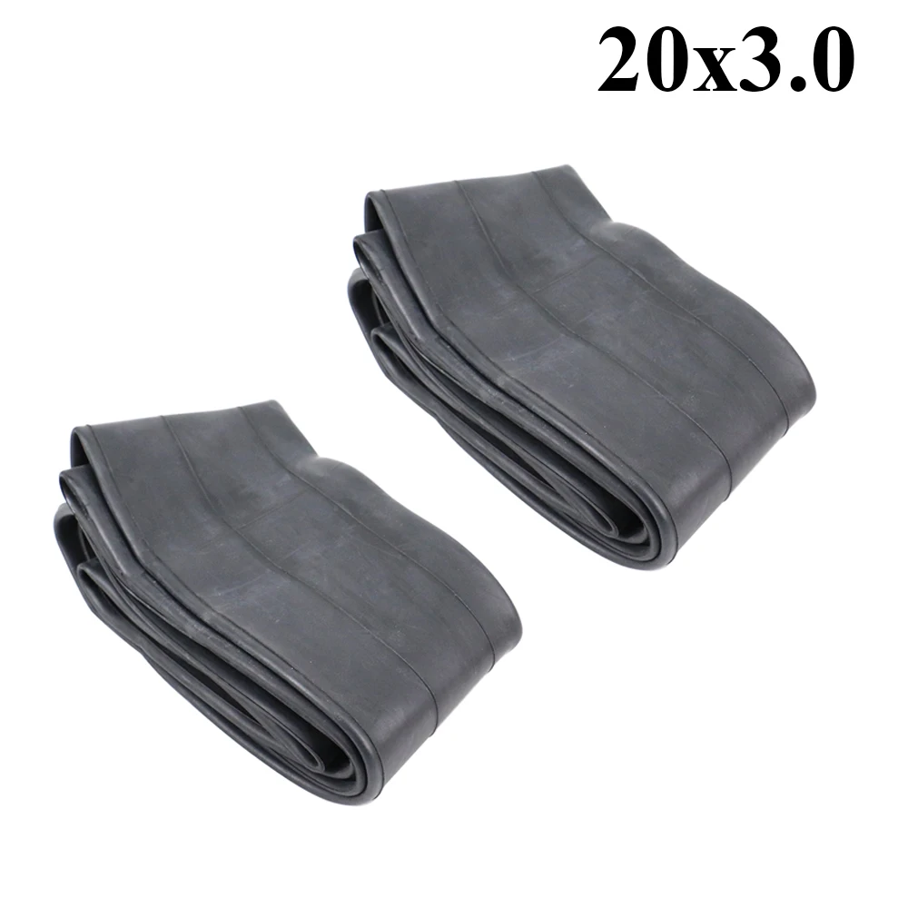 2PCS Beach Bicycle Tube 20 X 3.0 20*3.0 20*3.0 20*3 Bike Inner Butyl Tube For Snowmobiles Bicycles ATVs Black Tyre 20 Inch