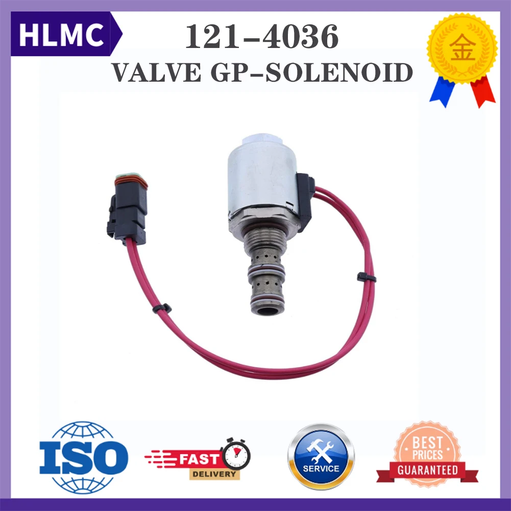 

121-4036 1214036 Solenoid Valve for 416C 416D 420D 424D 426C 428C 430D 432D 438C 438D 442D 446B 446D