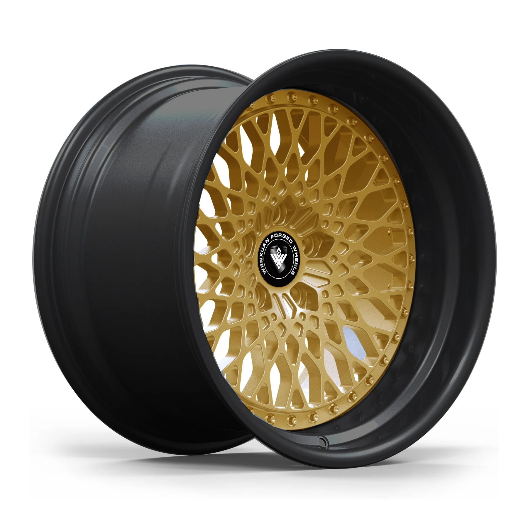 2026 20 Inch Forged Gold Wheels 5x112 Chrome 5X120 2-Piece GEN-05 Wheels New for Chevrolet Rolls Royce for Bentley for Cadillac