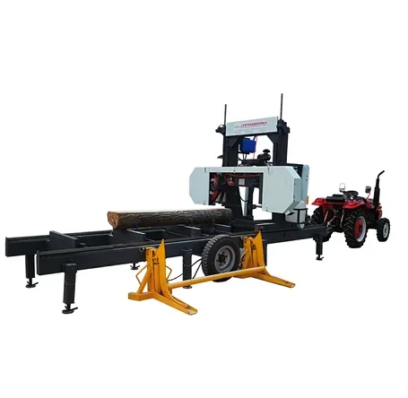 MJ1300 portable band sawmill log cutting bandsaw mills horizontal saw