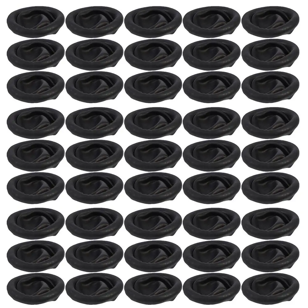 100 Pcs Protectors Anti-static Finger Cot Sleeves Replaceable Crimping Tip Black