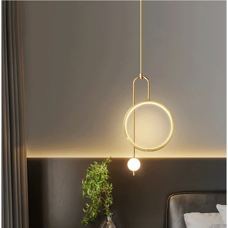 simples ring glass ball pendant lamp led moderno pendurado lustre quarto bedhead iluminacao decorativa sala de estar estudo luxo 01