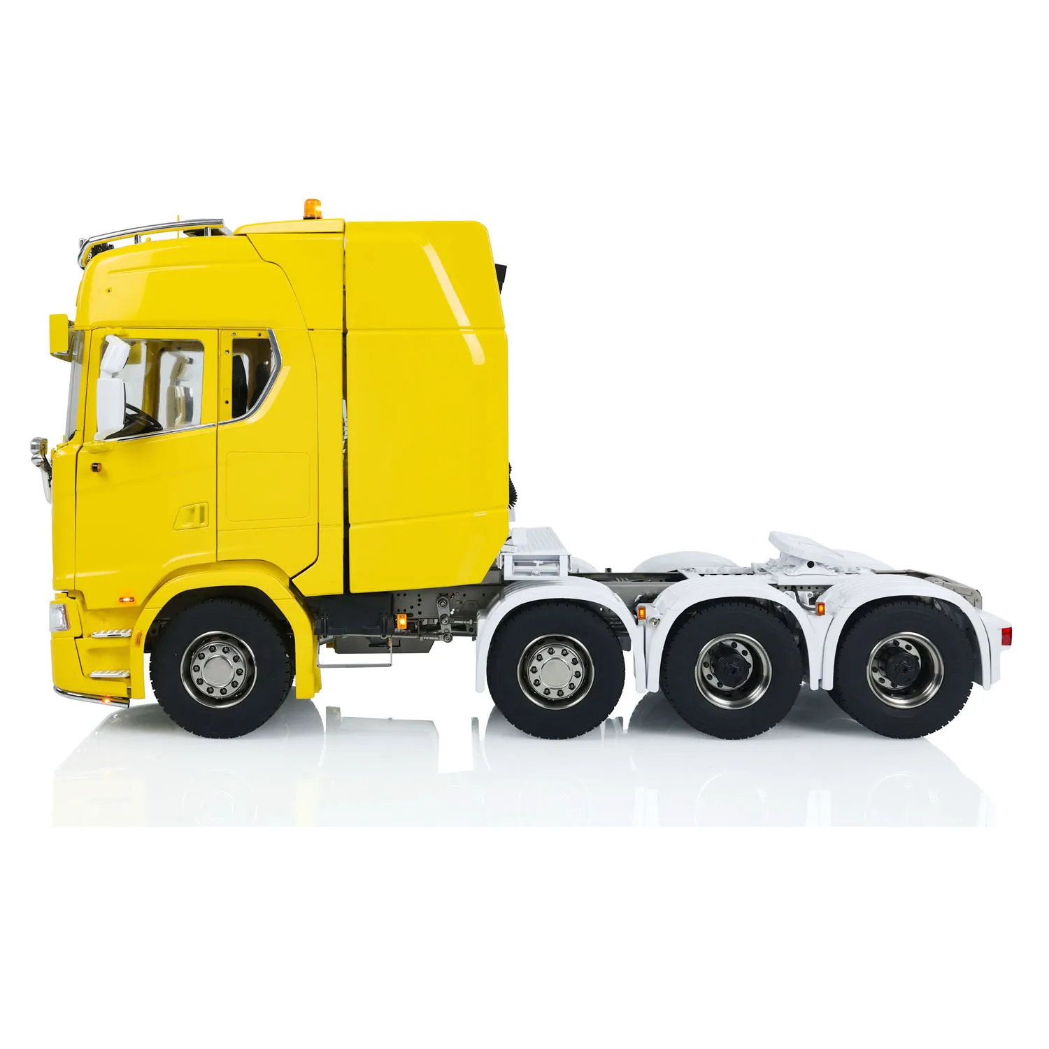 8x8 770S 1/14 RC Tractor Truck RTR Electric Car Metal Chassis 3-speed Gearbox RTR Sound Light System Differential Lock Axles Toy
