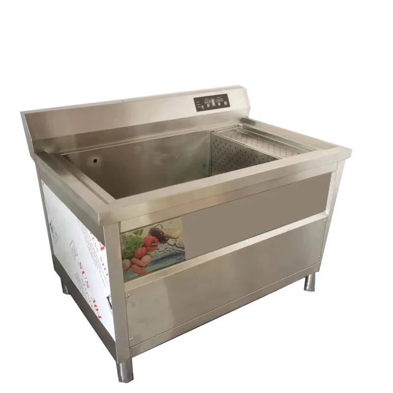 Small SUS304 Bubble Vegetable Fruit Washing Machine